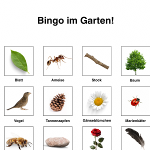 Garten-Bingo